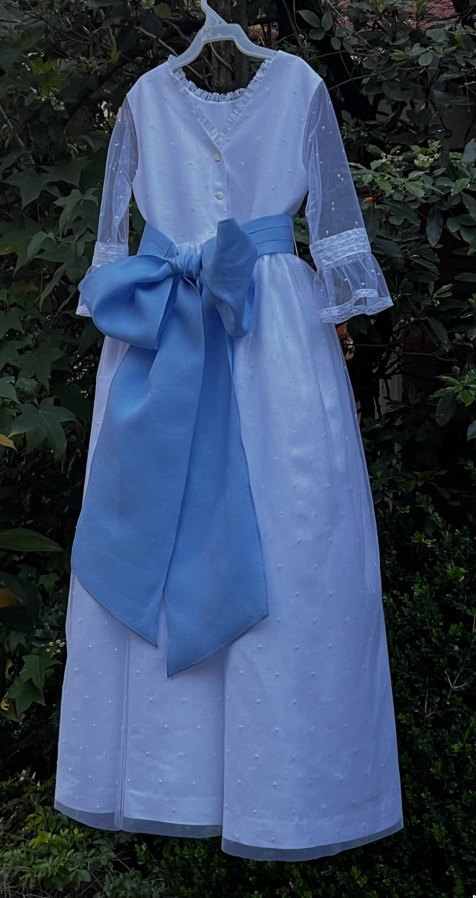 Vestido de Primera Comunión Plumeti de Tul